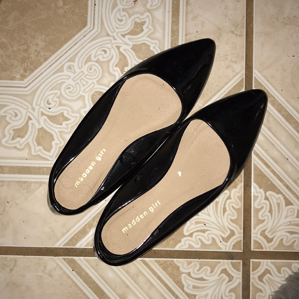 steve madden black flats